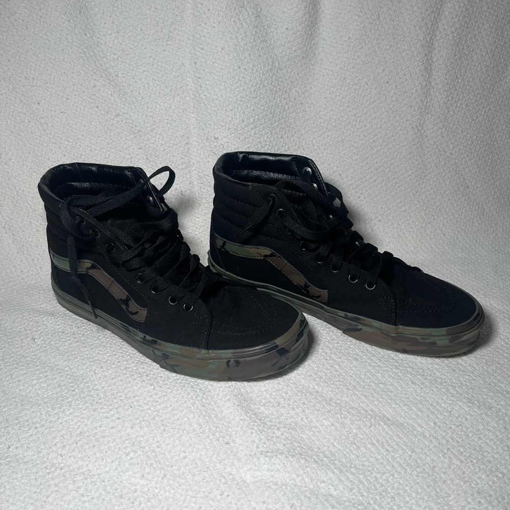 Black Camo Vans
